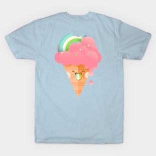 Strawberry Rainbow Ice Cream T-Shirt